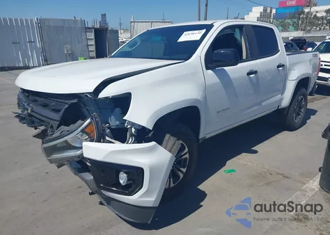 2021 Chevrolet Colorado 4Wd Short Box Z71 z USA, uszkodzony, nr VIN 1GCGTDEN2M1281168